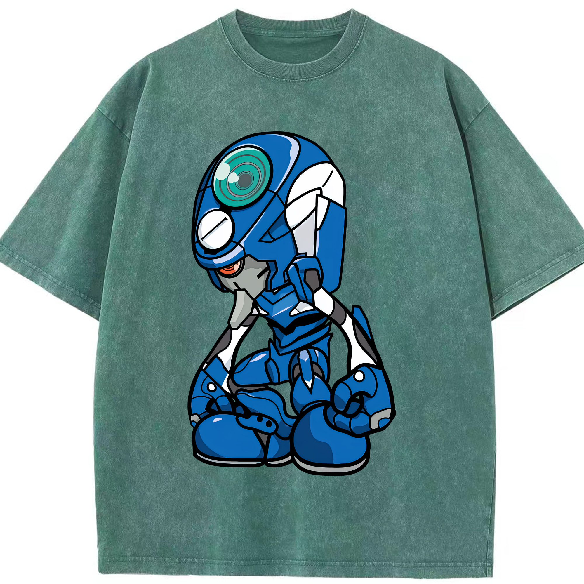 （画像用） EVA 新世紀エヴァンゲリオン 綿100% ヴィンテージ風 半袖Tシャツ（フロントプリント）